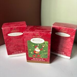 HALLMARK Keepsake Ornament "Bell-Bearing Elf" - Red Box